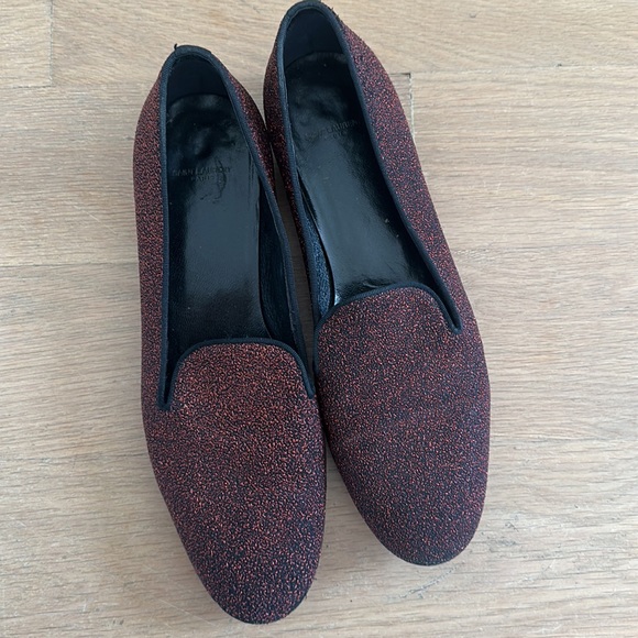 Saint Laurent Women’s Glitter loafers - Picture 3 of 7